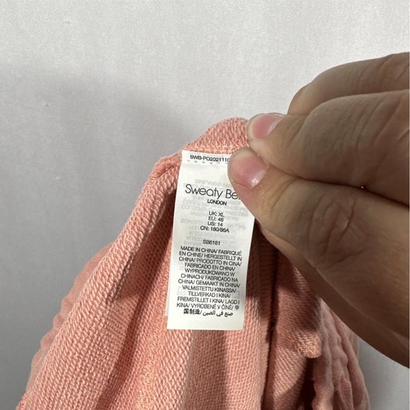 NWT‎ Sweaty Betty [ XL 14 ] Essentials Pocket Jogger Sweats in Bloom Pink - Picture 12 of 16